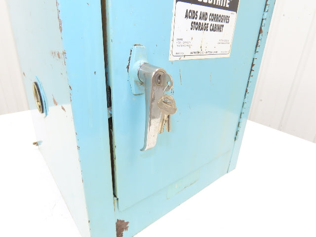 Justrite 25042B Acid Corrosives Flammable Safety Cabinet 4 gal/15 lt Shelf