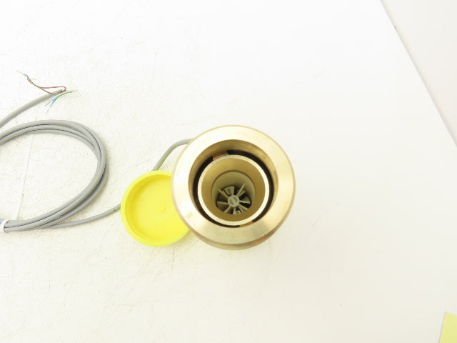 Sika VT4025MSHNP000F Turbine Flow Meter Sensor 10 Bar G1-1/4" 10-30VDC Brass