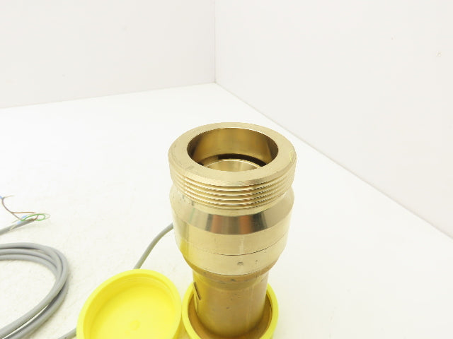Sika VT4025MSHNP000F Turbine Flow Meter Sensor 10 Bar G1-1/4" 10-30VDC Brass