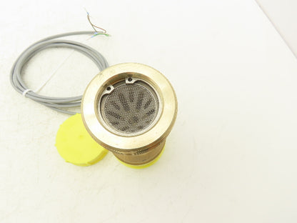 Sika VT4025MSHNP000F Turbine Flow Meter Sensor 10 Bar G1-1/4" 10-30VDC Brass
