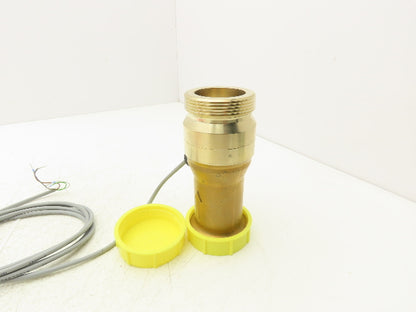 Sika VT4025MSHNP000F Turbine Flow Meter Sensor 10 Bar G1-1/4" 10-30VDC Brass