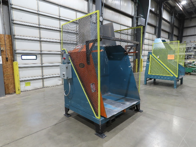 Una-Dyn Hydraulic Tote Dumper Gaylord Box Tipper 48x40" 1.5Hp 460V 3PH