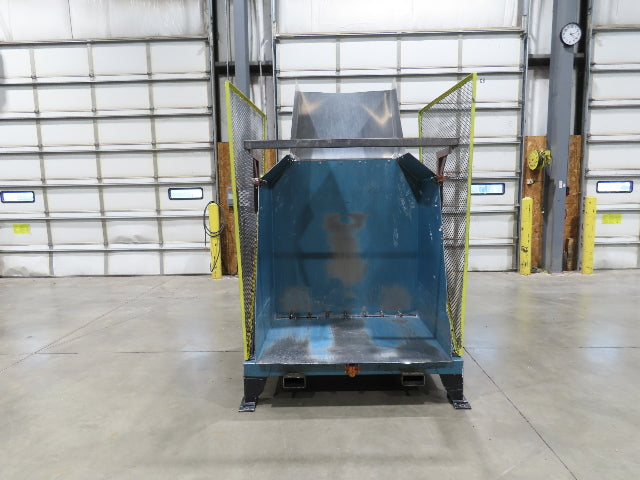 Una-Dyn Hydraulic Tote Dumper Gaylord Box Tipper 48x40" 1.5Hp 460V 3PH