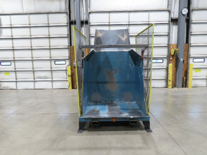 Una-Dyn Hydraulic Tote Dumper Gaylord Box Tipper 48x40" 1.5Hp 460V 3PH