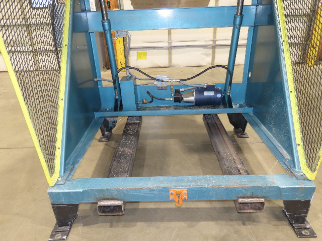 Una-Dyn Hydraulic Tote Dumper Gaylord Box Tipper 48x40" 1.5Hp 460V 3PH