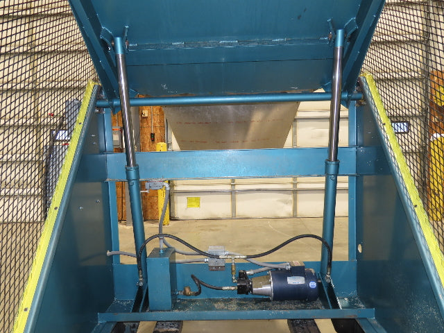 Una-Dyn Hydraulic Tote Dumper Gaylord Box Tipper 48x40" 1.5Hp 460V 3PH