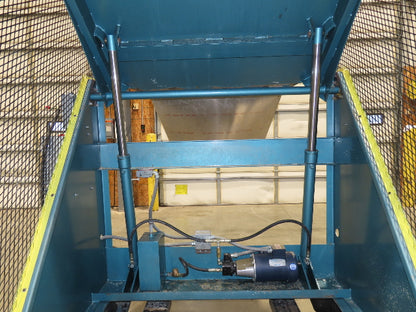 Una-Dyn Hydraulic Tote Dumper Gaylord Box Tipper 48x40" 1.5Hp 460V 3PH