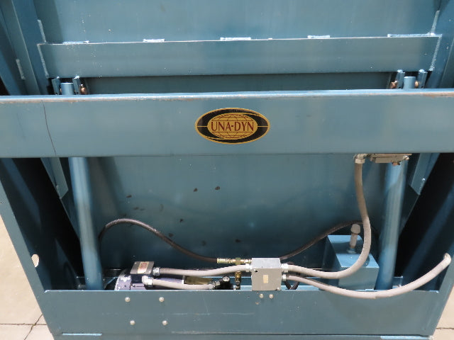 Una-Dyn Hydraulic Tote Dumper Gaylord Box Tipper 48x40" 1.5Hp 460V 3PH