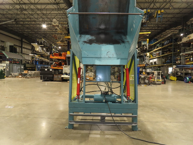 Hydraulic Tote Dumper Gaylord Box Tipper 48x40" 1.5Hp 460V 3PH