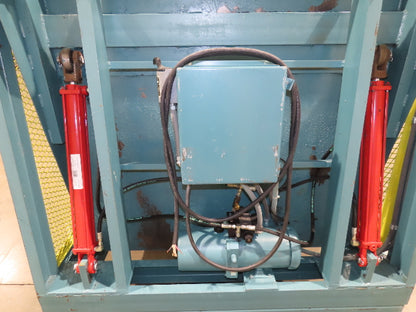 Hydraulic Tote Dumper Gaylord Box Tipper 48x40" 1.5Hp 460V 3PH