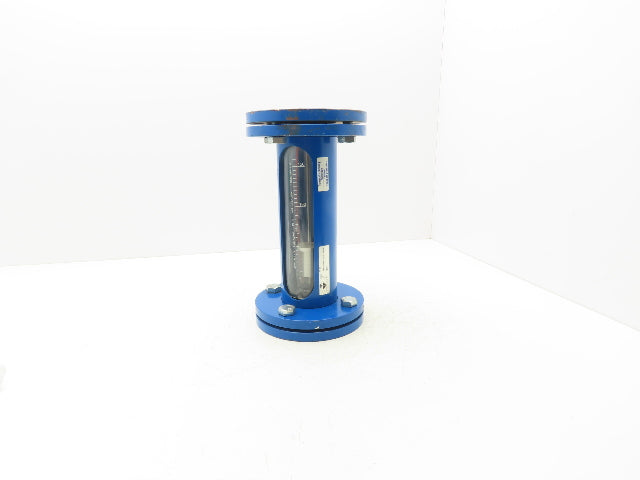 Kirchner & Tochter FA 60 Flow Meter 8 Bar 9-1/2" x 2-1/8" Sight Glass m3/h