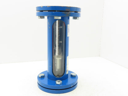 Kirchner & Tochter FA 60 Flow Meter 8 Bar 9-1/2" x 2-1/8" Sight Glass m3/h