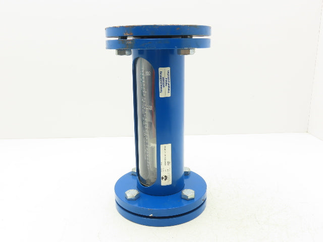 Kirchner & Tochter FA 60 Flow Meter 8 Bar 9-1/2" x 2-1/8" Sight Glass m3/h