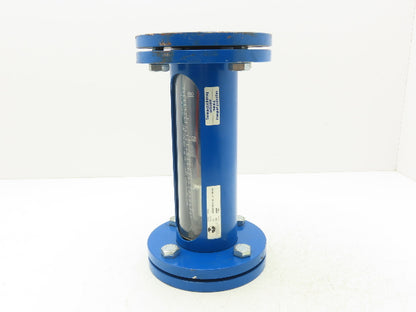 Kirchner & Tochter FA 60 Flow Meter 8 Bar 9-1/2" x 2-1/8" Sight Glass m3/h