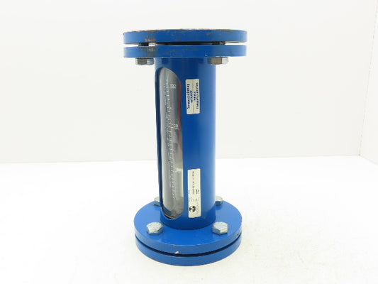 Kirchner & Tochter FA 60 Flow Meter 8 Bar 9-1/2" x 2-1/8" Sight Glass m3/h