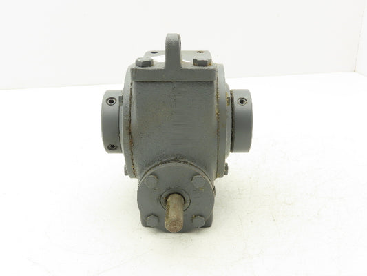 Hub City Model 212 Worm Gearbox 10:1 Reducer 2.5Hp 175RPM 5/8" In 1" Hollow Out