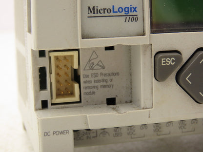 Allen Bradley 1763-L16DWD PLC MicroLogix 1100 16 Point Controller Ser B FW 11