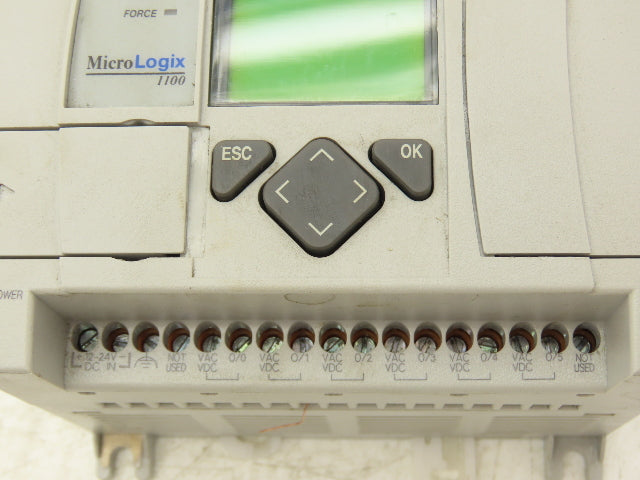 Allen Bradley 1763-L16DWD PLC MicroLogix 1100 16 Point Controller Ser B FW 11