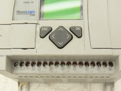 Allen Bradley 1763-L16DWD PLC MicroLogix 1100 16 Point Controller Ser B FW 11