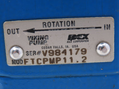 Viking FTCPMP11.2 Hydraulic, Transfer Spur Gear Pump 11.2 GPM 100 PSI 1750 RPM