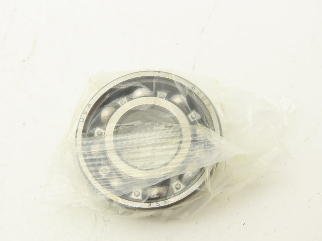 NSK 6203C3 Ball Bearing 17mm-ID x 40mm-OD x 12mm-Width Lot of 10