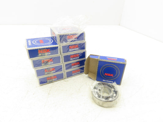 NSK 6203C3 Ball Bearing 17mm-ID x 40mm-OD x 12mm-Width Lot of 10