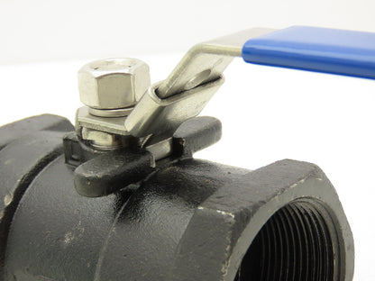 Standard Manual Ball Valve 2" NPT 2000 WOG WCB Carbon Steel 52679149