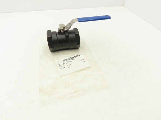 Standard Manual Ball Valve 2" NPT 2000 WOG WCB Carbon Steel 52679149