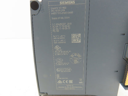 Siemens 6ES7 515-2FM01-0AB0 SIMATIC S7-1500 CPU 1515F-2 PN Processor 75KB/3MB