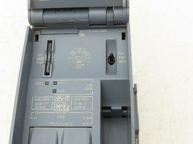Siemens 6ES7 515-2FM01-0AB0 SIMATIC S7-1500 CPU 1515F-2 PN Processor 75KB/3MB