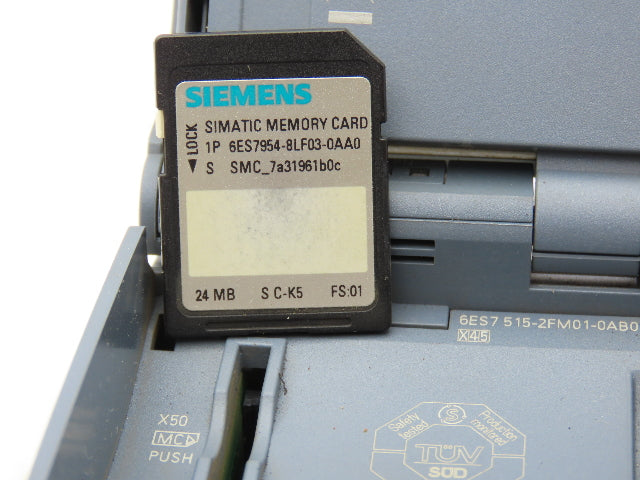 Siemens 6ES7 515-2FM01-0AB0 SIMATIC S7-1500 CPU 1515F-2 PN Processor 75KB/3MB