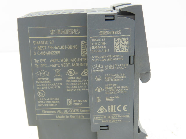 Siemens 6ES7 155-6AU01-0BN0 SIMATIC S7 PROFINET Interface Module IM 155-6PN
