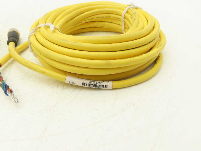 Banner QDE-825D Quick Disconnect Cable Cordset 8-Pin Female 22AWG 8M  Lot of 2