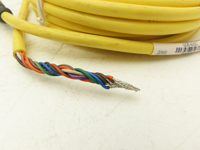 Banner QDE-825D Quick Disconnect Cable Cordset 8-Pin Female 22AWG 8M  Lot of 2