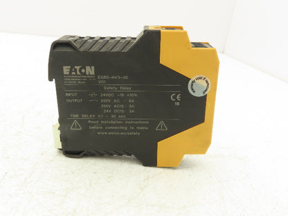Eaton ESR5-NV3-30V01 Safety Coupling Relay 24VDC/250VAC 1-30 Second