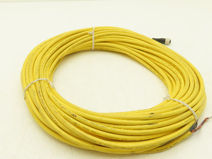 Banner QDE-8100D 8-Pin M12 Female Cordset 8x 22AWG 30.5 Meter Cable 100Ft