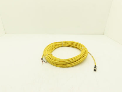 Banner QDE-8100D 8-Pin M12 Female Cordset 8x 22AWG 30.5 Meter Cable 100Ft