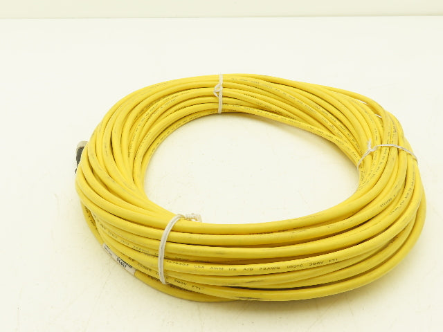 Banner QDE-8100D 8-Pin M12 Female Cordset 8x 22AWG 30.5 Meter Cable 100Ft