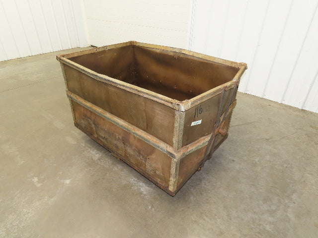Vintage Tobacco Rolling Cart Factory Bin Steampunk Basket Storage Display Caster