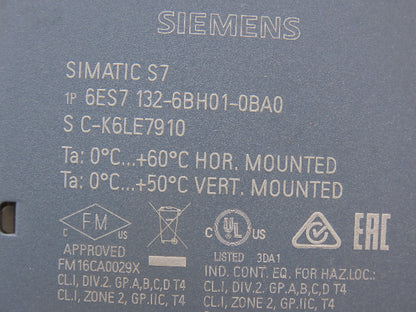Siemens 6ES7 132-6BH01-0BA0 SIMATIC ET200SP DQ 16x Digital Output 24VDC Lot of 2