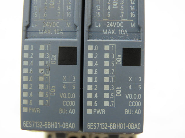 Siemens 6ES7 132-6BH01-0BA0 SIMATIC ET200SP DQ 16x Digital Output 24VDC Lot of 2
