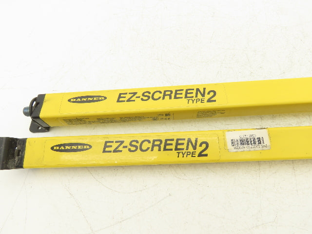 Banner EZ-SCREEN LP Safety Light Curtain Emitter/Receiver Set 600mm 24VDC IP65