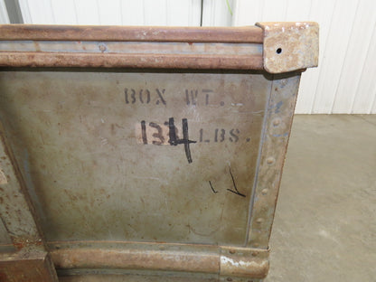 Vintage Tobacco Rolling Cart Factory Bin Steampunk Basket Storage Sutliff