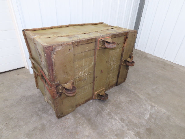 Vintage Tobacco Rolling Cart Factory Bin Steampunk Basket Storage Sutliff