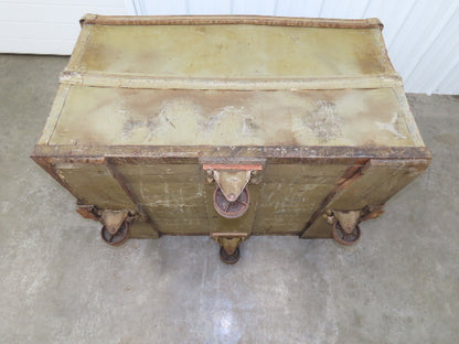 Vintage Tobacco Rolling Cart Factory Bin Steampunk Basket Storage Sutliff