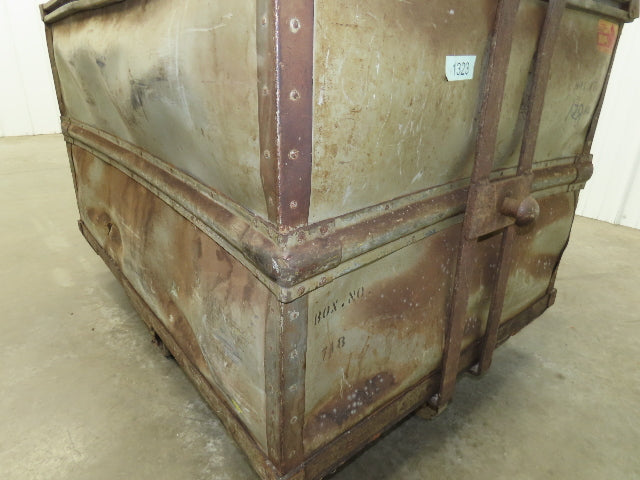 Vintage Tobacco Rolling Cart Factory Bin Steampunk Basket Storage Sutliff
