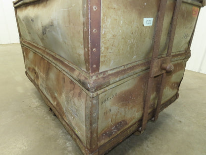 Vintage Tobacco Rolling Cart Factory Bin Steampunk Basket Storage Sutliff