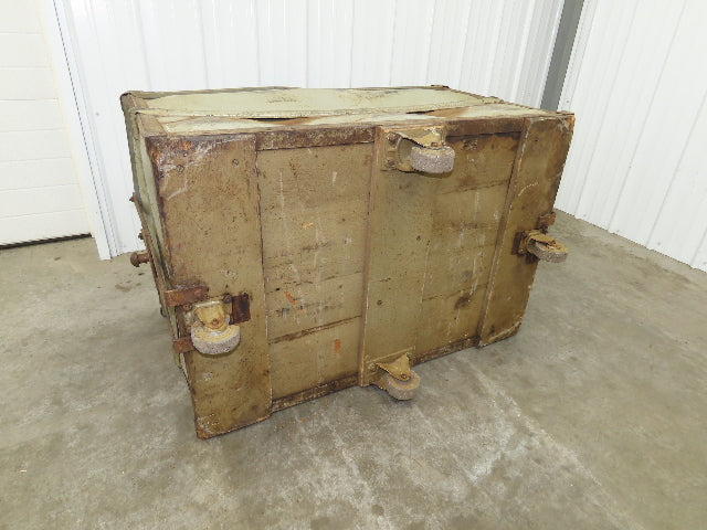 Vintage Tobacco Rolling Cart Factory Bin Steampunk Basket Storage Sutliff