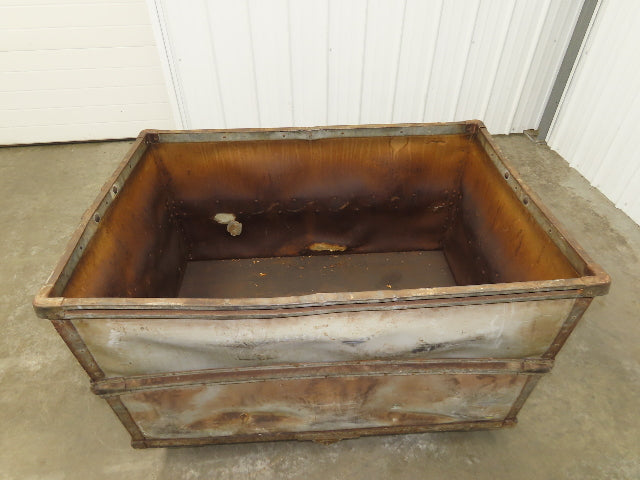 Vintage Tobacco Rolling Cart Factory Bin Steampunk Basket Storage Sutliff