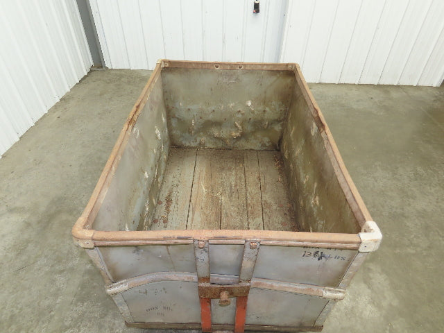 Vintage Tobacco Rolling Cart Factory Bin Steampunk Basket Storage Sutliff